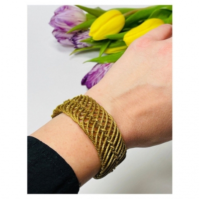 Gold Mesh Bracelet