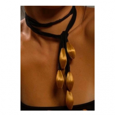 Versatile Vegan Gold Drop Necklace