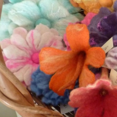 Workshop in a Wallet - Fun with Felt Flowers at Home