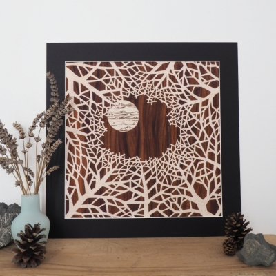 Looking up through the Night Trees Giclee Print