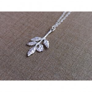 Branch Pendant in silver