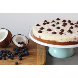 Blueberry & Coconut Cheesecake