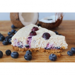 Blueberry & Coconut Cheesecake