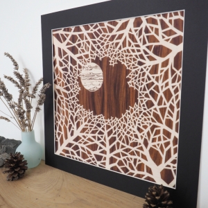 Looking up through the Night Trees Giclee Print