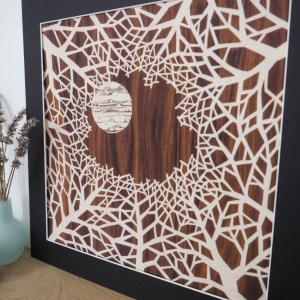 Looking up through the Night Trees Giclee Print