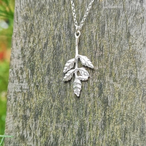 Branch Pendant in silver