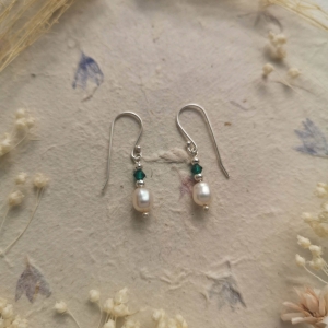 Happy Pearls Earrings in Sterling Silver