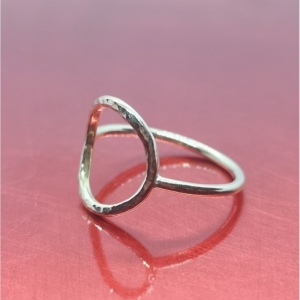 Halo Ring in Sterling Silver