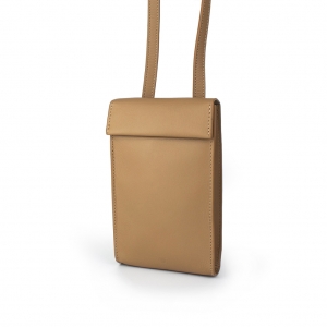 Desert Sand Leather Phone Bag