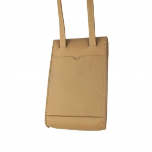 Desert Sand Leather Phone Bag