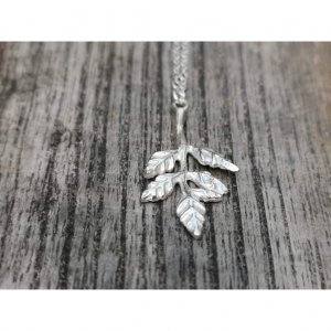Branch Pendant in silver