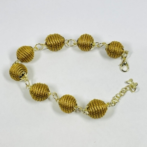 Gold Sphere Bracelet