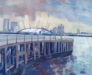 Small London Painting - The Dome